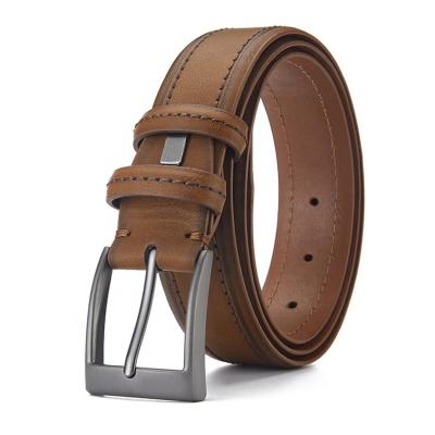 China Fashion.Casual.Business Factory OEM Wholesale Men's Classic Genuine Leather Alloy Automatic Buckle Belts for sale