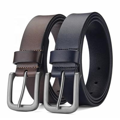 China Fashion.Casual.Business Factory OEM Wholesale Men's Classic Genuine Leather Alloy Automatic Buckle Belts for sale