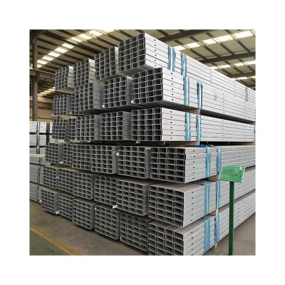 China Customization high quality and good price construction materials galvanized steel c channel for sale