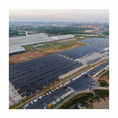 China Solar panel frames China manufacture quality solar car parking structure metal slotted parking racking structure solar unistrute for sale