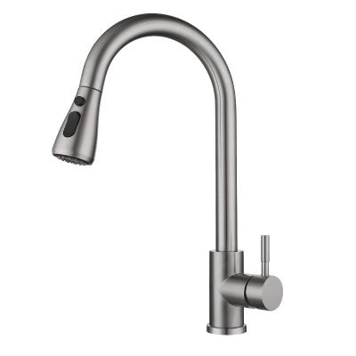 China Selling Best Sense Faucets Deao Touch Kitchen Sensor Pull Out Spring Smart Sink Faucet for sale