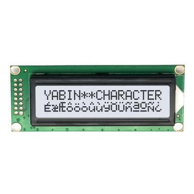 China factory sale 2X16 1602 character 16X2 lcd display module 2.6 inch for sale