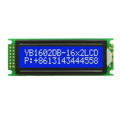 China Blue and Negative Mode, 16X2 Mono Character LCD Display (Size: 85*30*12 mm) 2.6 inch LCD for sale