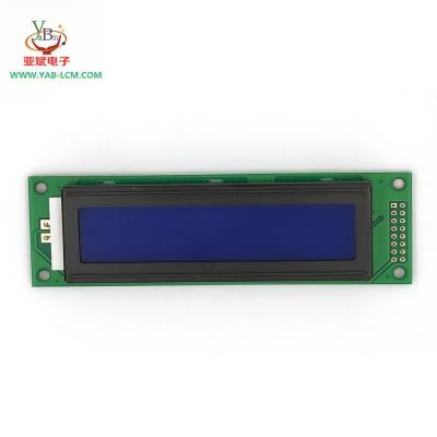 China Fashionable Blue Design 20X2 Character LCD Display Module 3.2*5.55mm for sale