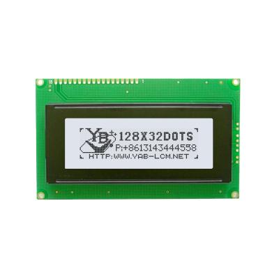 China 12832 lcd display 128X32 graphic lcd module, size: 110X65 mm 3.15 inch for sale