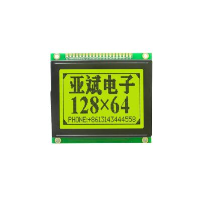 China 78X70 Mm Monochromatic Industrial Control COB Stn Show Graphic 128X64 LCD Display Module With T6963 3 Inch for sale