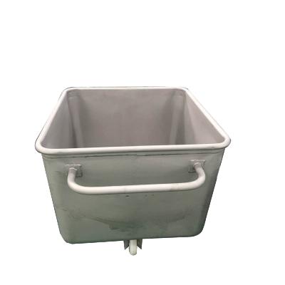 China Hospitality industry 304 stainless steel meat bin trolley for sausage factory for sale