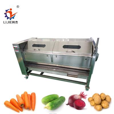 China Factory carrot/potato/electric cassava and brush joint machine/brush/vegetable peeling potato peeler for sale