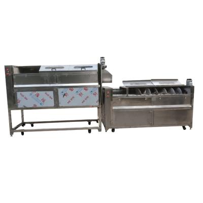 China Hotels Stainless Steel Sweet Potato Peeling Machine for Food Handling for sale