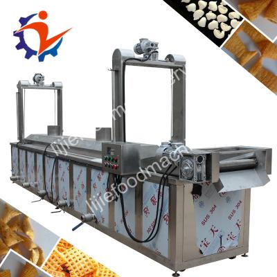 China Commercial Large Capacity Banana Chips Continuous Frying Machine for sale