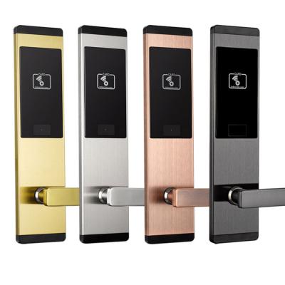 China Apartment Factory Direct Sales Anti-theft Waterproof Card Smart Wooden Door Lock For Home/Hotel/Office for sale