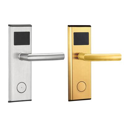 China Smart Card Indoor Indoor Hotel Lock System Factory Direct Sales Security Stainless Steel Electronic Door Locks for Apartment/Room for sale