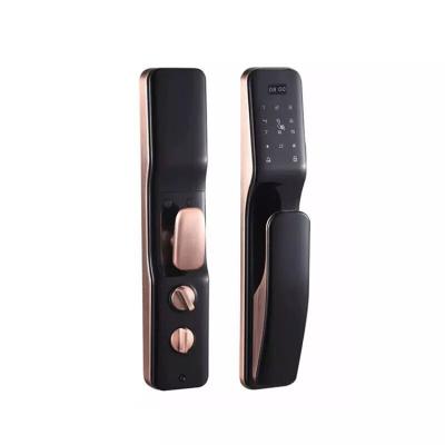 China Waterproof Invisible Anti-theft Smart Home Office Fingerprint Security Door Lock Wireless Wifi Door Lock Anti-theft for sale