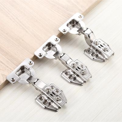 China Easy Installation Easy Installation Auto Soft Close Damper Hinges Stainless Steel Cabinet 3d Adjustable Hydraulic Hidden Kitchen Hinge for sale