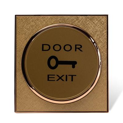 China Durable Durable European Door Waterproof And Fireproof Single Push Button Access Control Access Switch For Home for sale