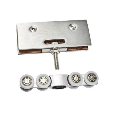 China High Quality Sliding Door Glass Pulley Bathroom Sliding Door Pulley Stainless Steel Hanging Wheel for sale