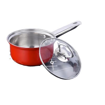 China Sustainable Kitchen Soup Pot Set 3pcs Kitchen Daily Used Stainless Steel Cookware Set for sale