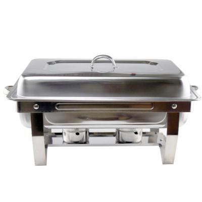 China Simple Stainless Steel Friction Dishes Restaurant Hotel Supplies Shake Chafing Dishes for sale