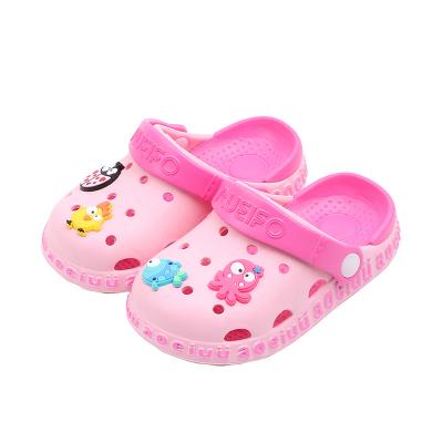 China Household fashion trend EVAChildren baby children slippers summer baby boy girl non-slip wrap indoor and outdoor sandals for sale