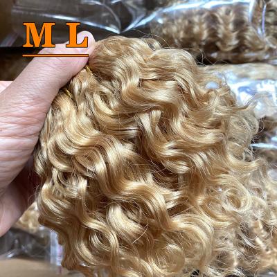 China 100% Yak Tail Hair Extensions Goat Hair Weft 8