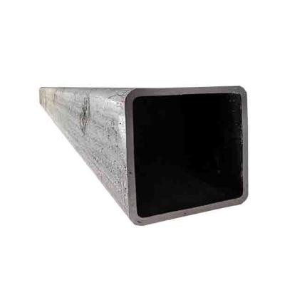 China Structure Pipe 50mm Carbon Steel Rectangular Black Square Pipe Rhs Shs Rectangular Tube For Metal Shelves for sale