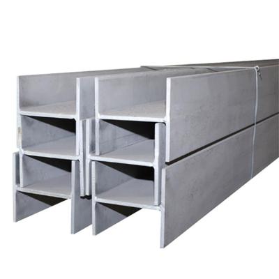 China Structural Steel H Beams Black Hot Dipped Galvanized Construction H Beam Shape Steel Structure Column Factory Price for sale