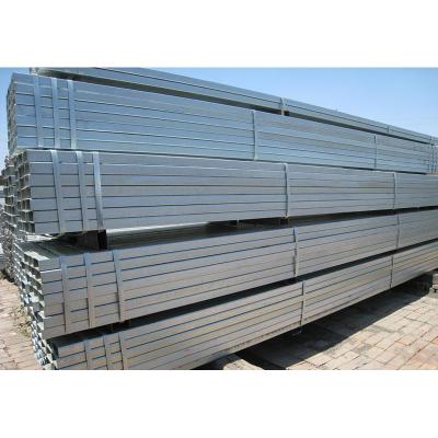 China Hot Dipped Galvanized Rectangular Steel Pipe And Liquid Pipe 80*80 Q235 ERW Square Tube Hollow Section Square Tubes for sale