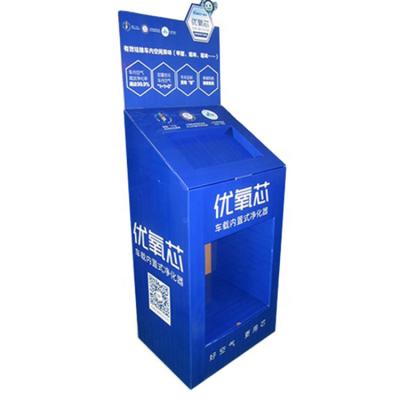 China Fashionable Spot Color Customized Cardboard Paper Recycling Bins Cardboard Bins for sale