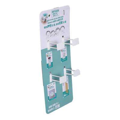 China Toothbrush Cardboard Hanger Customized POP Toothbrush Cardboard Display Hanger For Supermarket for sale