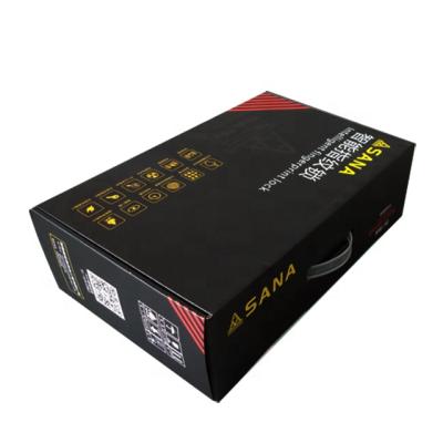 China Recyclable Matt Finish Custom Printed Gift Boxes For Fingerprint Lock Corrugated Boxes for sale