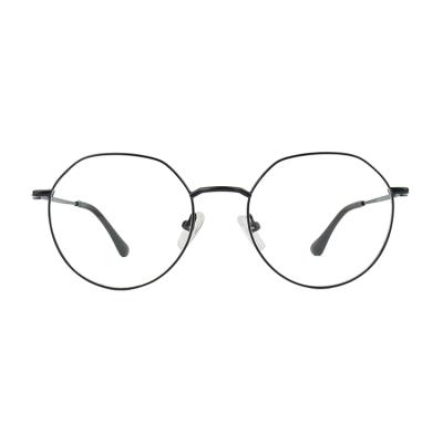 China The OEM of optical frames for reading or decoration matte black high quality monocle metal frames Wenzhou wholesale for all faces for sale