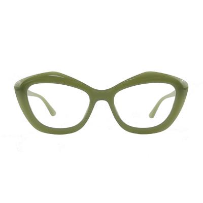 China Blue Light Blocking Anti Reading Glasses Fashion Cat Eye Shape PC Glass Computer Gaming Eyewear Glasses Frames for sale