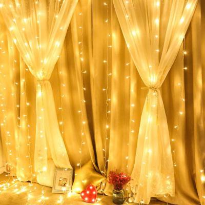 China / Free Shipping Led Curtain Fairy String Light Christmas Light Garland For Wedding Window Party Decor for sale