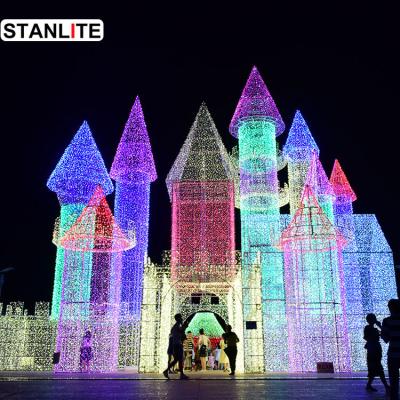 China 2022 New Commercial Use IP67 Waterproof Decorative Castle Lights Outdoor Pattern Light for sale