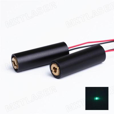 China 3D Gauge D8x30mm Focus 505nm 5mW 10mW 20mW 30mW Green Dot Laser Diode Module Industrial Grade APC Adjustable Driver for sale