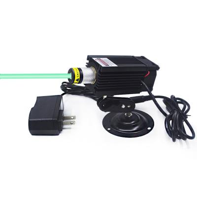 China Industrial Green Dot Laser Diode Module 135mW 300mW 600mW 800mW 1W Scanning High Power 520nm Focusable with Fan (With Bracket and Adapter) for sale