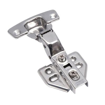 China EUROPEAN Hinge Stainless Steel Cabinet Wardrobe Aircraft Hydraulic Fixed Hinge Damping Buffer Door Hinge Hardware for sale