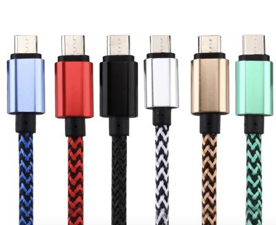 China Factory hot selling rope type-C usb cable usb 3.0 fast speed for sale