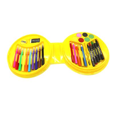 China Kids Drawing Toys Wholesale Multicolor Paraffin Wax Kids Drawing Painting Crayons Pen Set for sale