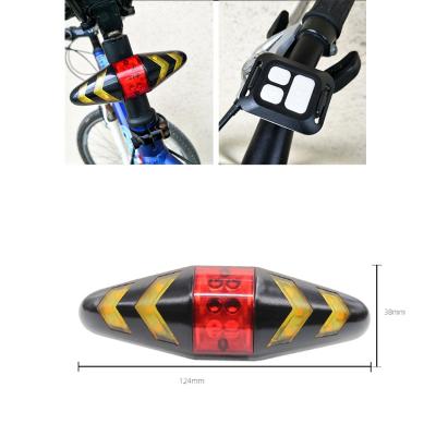 China With wireless waterproof led bicycle tail light wireless remote control turn signal light remote control/waterproof structure for sale