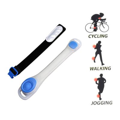 China Night Running Outdoor Night Arm Warning Safety Reflecting Colorful Light Silicone Led Cycling Running Light for sale