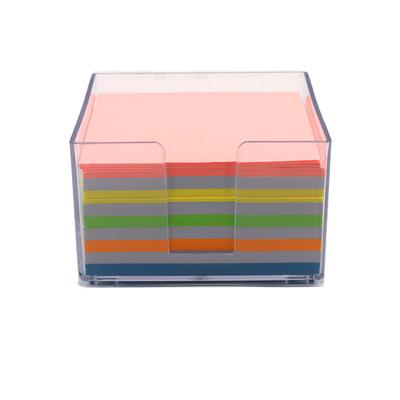 China Durable Clear Office Acrylic Sticky Note Holder Note Holder Note Holder for sale