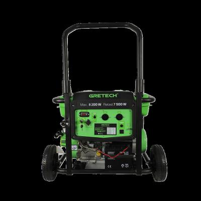 China GRETECH JL805162 High Quality Hot Sale 7500w Gasoline And Propane Generator 25L for sale