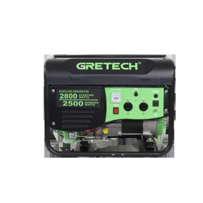 China GRETECH JL300000 110v 3000w Portable Gasoline Electric Generator 3000w AVR 7.0hp 3kva Large Capacity Electric Gasoline 3kw 15L for sale