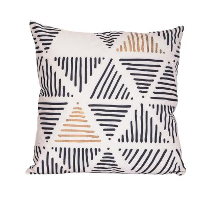 China Viable Geometric Pattern Waterproof Outdoor Patio Cushion Covers Pillowcase Wholesale For Spring Summer for sale