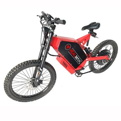 China REALMAX factory price mountain electric bicycle 12000W 72V 8000w off road big tire MR-30 bicycle 41.6AH electric ebike for sale