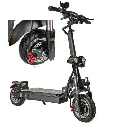 China European popular unisex adult folding 10 inch 3200W 52V offroad electric scooters with seat for sale