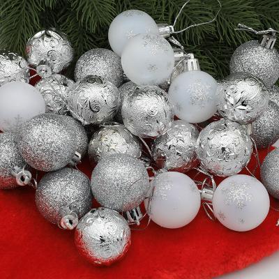 China Customizable Hot Selling Christmas New Holiday Celebration Stage Decoration Pendant Gifts Plastic Plated Ball for sale