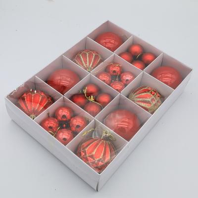 China Customizable Hot Selling Christmas New Holiday Celebration Gift Box Stage Decoration Plastic Plated Plated Ball for sale