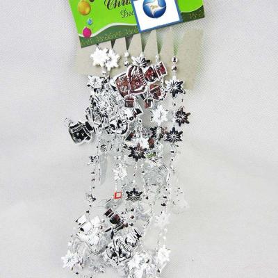 China Customizable New General Irish Christmas Tree Snowman Bead Plastic Plated Pendant Wholesale Customization for sale